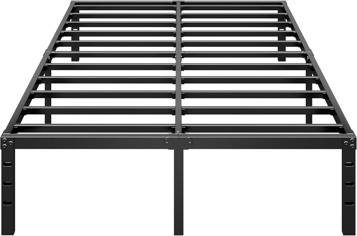 Metal Platform Bed Frame 16 Inch Tall,No Box Spring Needed,4 Size Bed with Heavy Duty Strong Support Slats,Easy to Assemble,Black