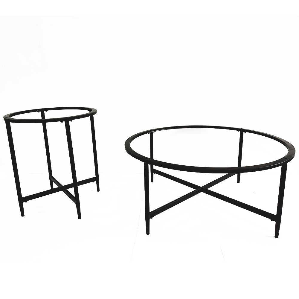 Desk Base Heavy Duty Cafe Office Desk Laptop Pedestal Desk Feet Metal Coffee Dining Table Legs Circle Steel Table Frame