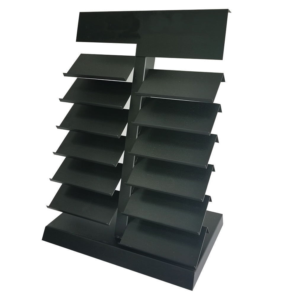 Marble ceramic tiles metal stand display shelf rack displays