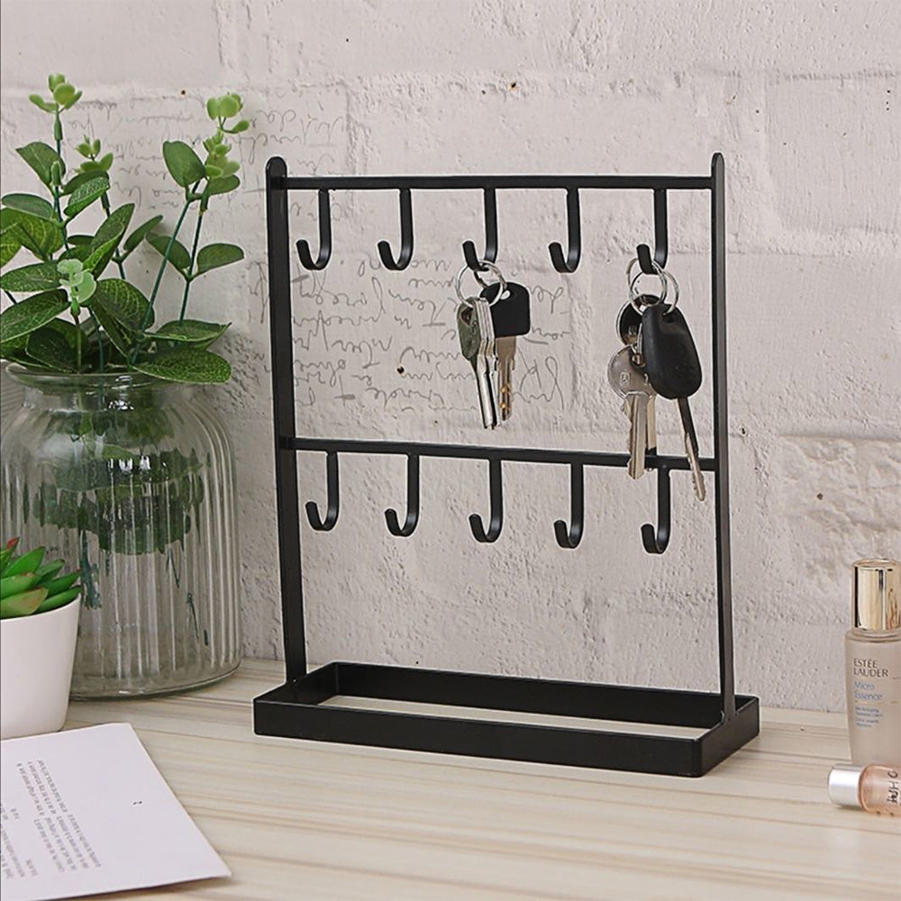 Creative jewelry rack small Nordic INS display rack tree household multi-functional wall earrings necklace storage display