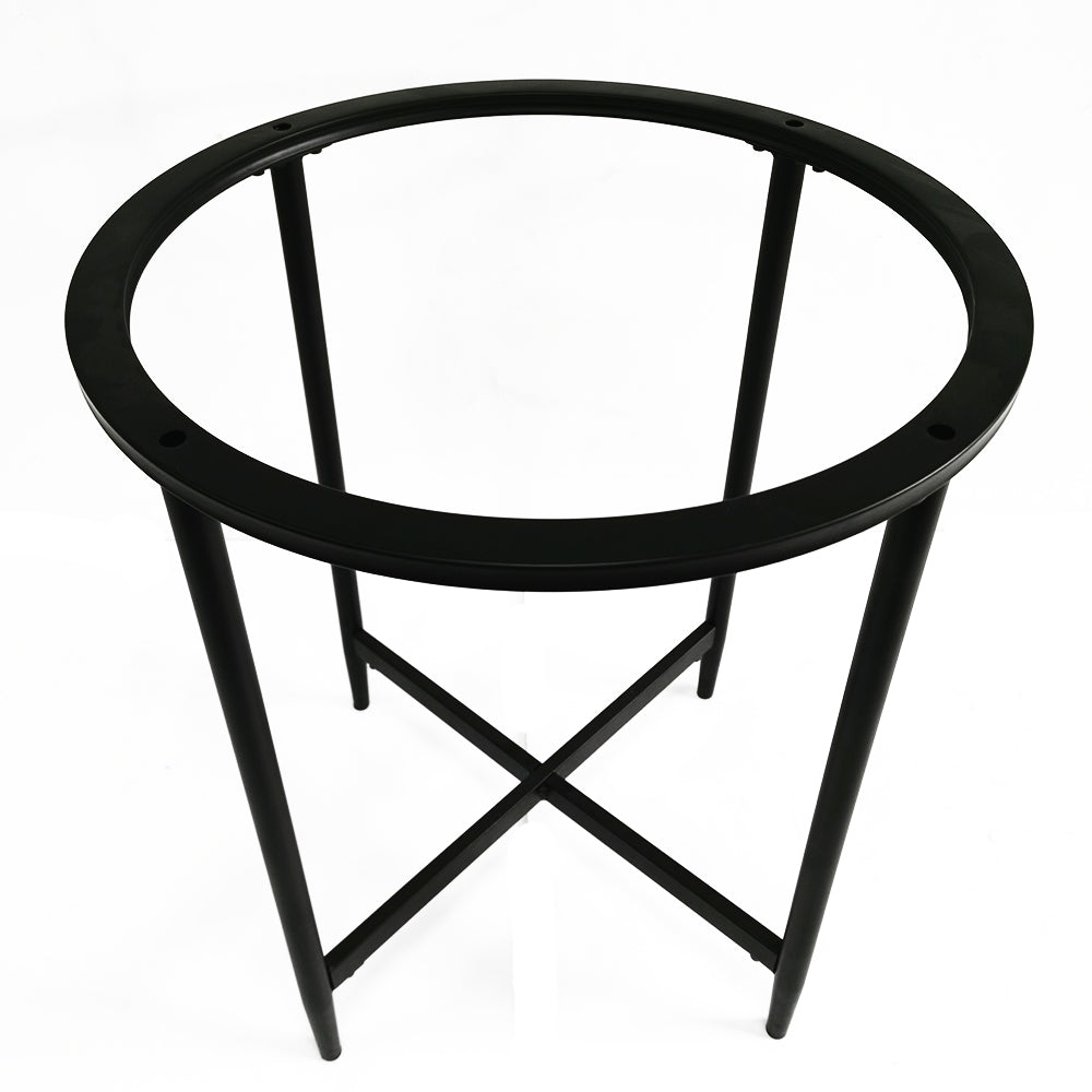 Desk Base Heavy Duty Cafe Office Desk Laptop Pedestal Desk Feet Metal Coffee Dining Table Legs Circle Steel Table Frame