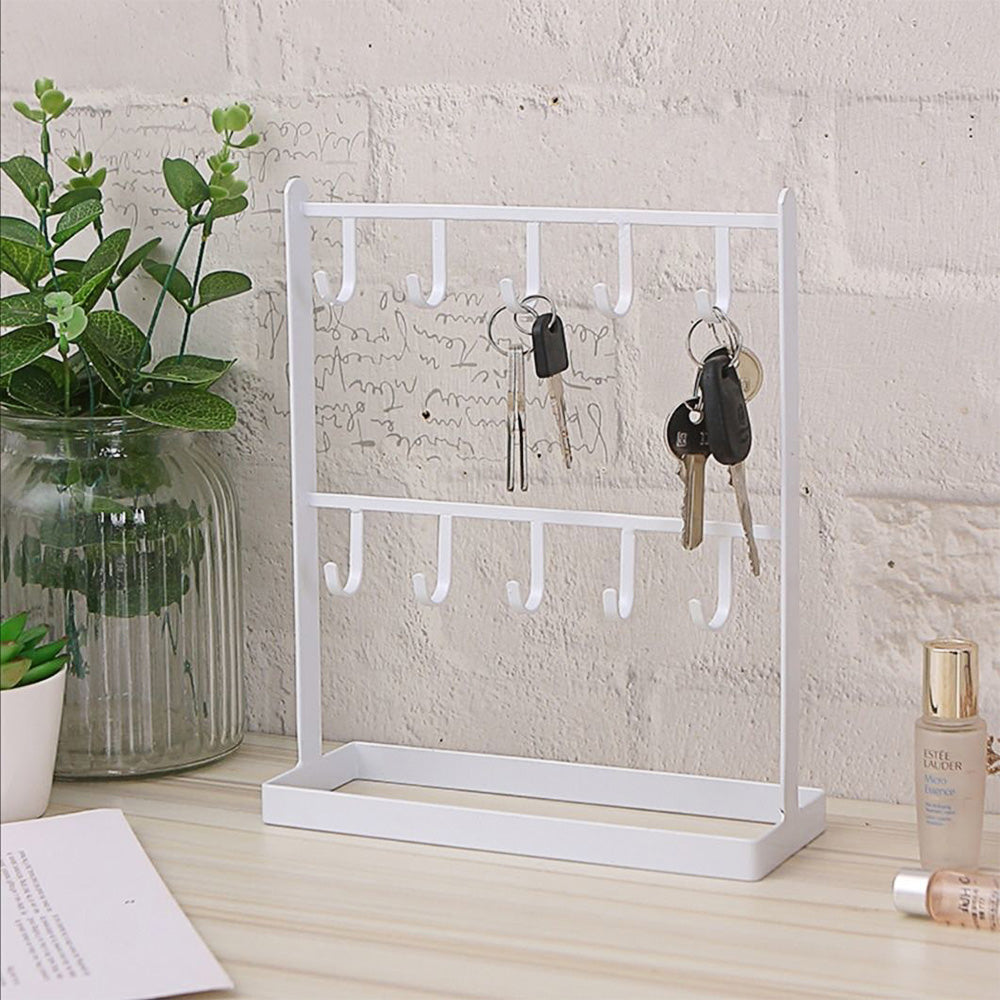 Creative jewelry rack small Nordic INS display rack tree household multi-functional wall earrings necklace storage display
