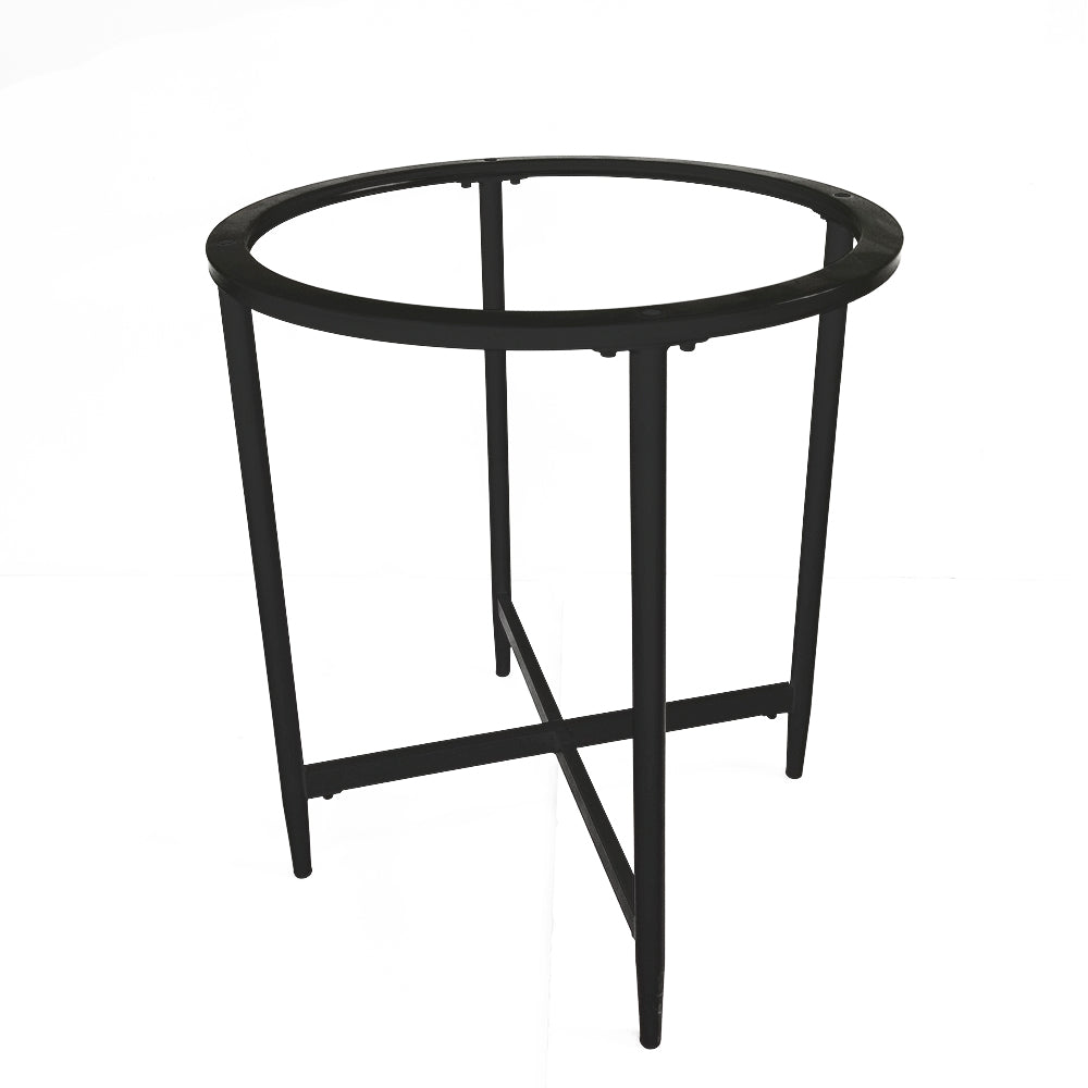 Desk Base Heavy Duty Cafe Office Desk Laptop Pedestal Desk Feet Metal Coffee Dining Table Legs Circle Steel Table Frame