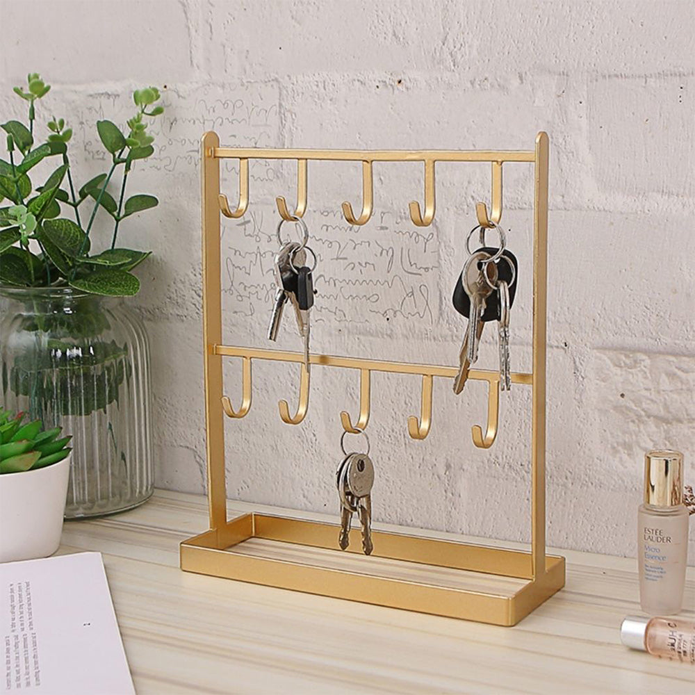 Creative jewelry rack small Nordic INS display rack tree household multi-functional wall earrings necklace storage display