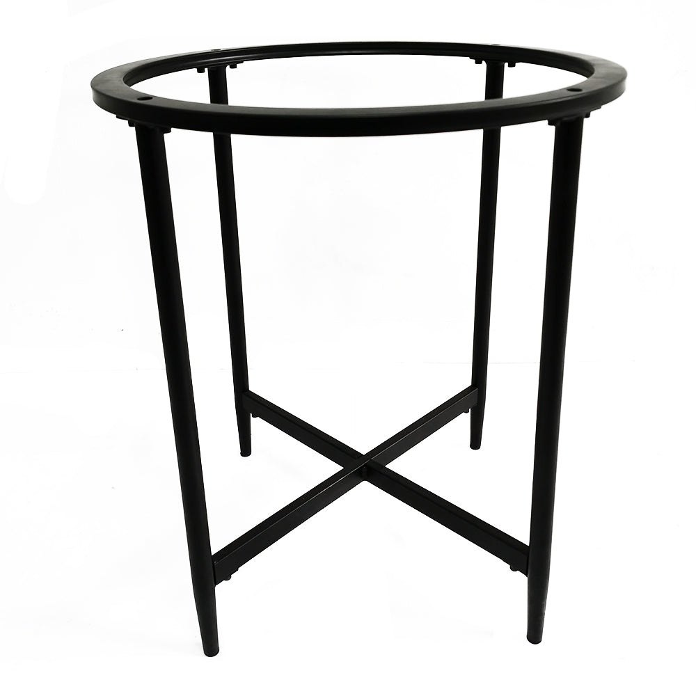 Desk Base Heavy Duty Cafe Office Desk Laptop Pedestal Desk Feet Metal Coffee Dining Table Legs Circle Steel Table Frame