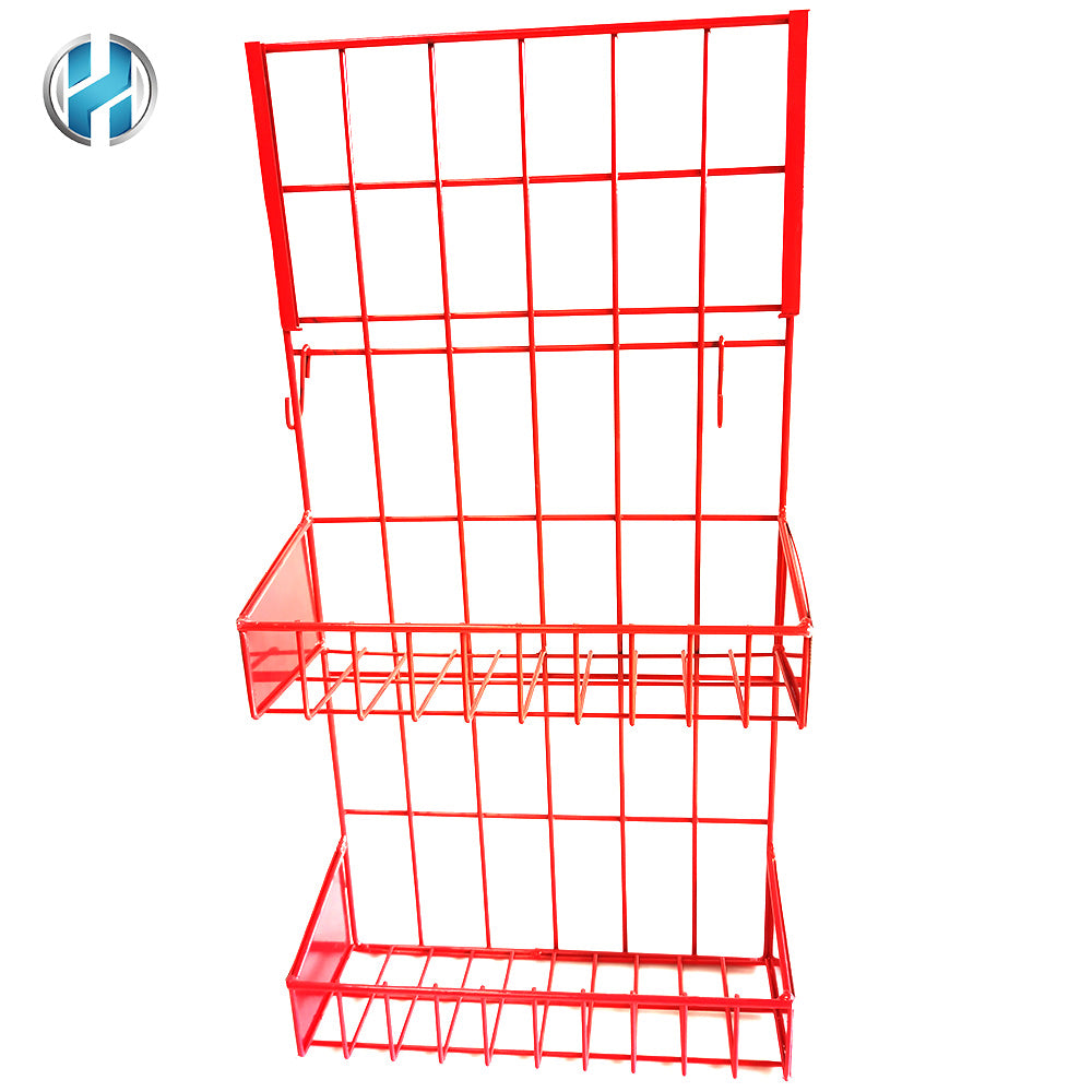 Metal Steel Wire Rack Displays Hanging Display Stand Shelf For Kitchen and Superstore