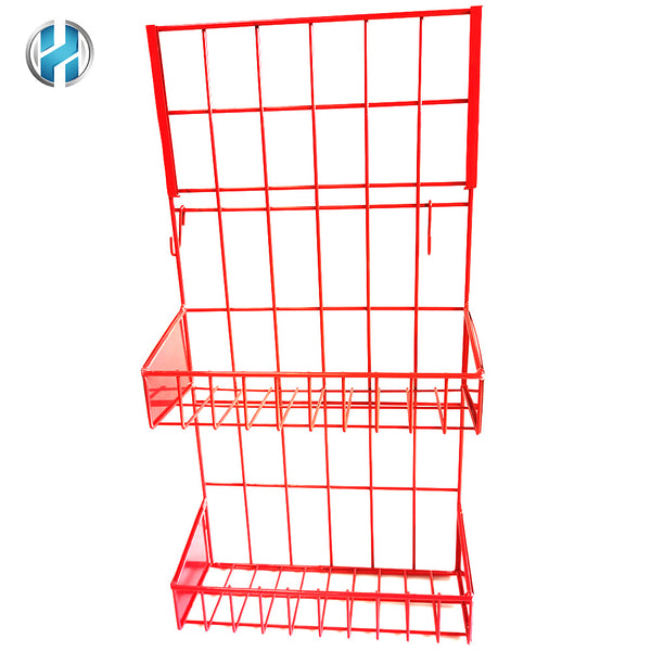 Metal Steel Wire Rack Displays Hanging Display Stand Shelf For Kitchen and Superstore