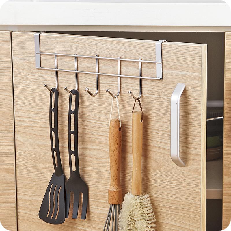 3 pcs pack stainless steel 5 pcs cabinet door back strong hook