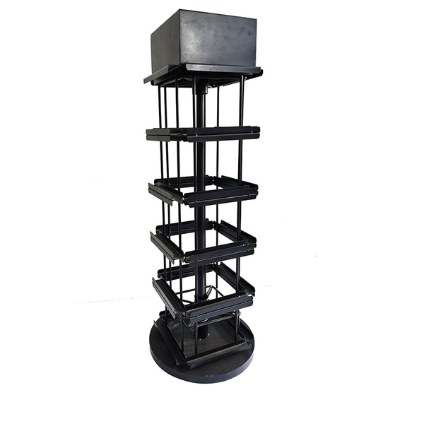 Rotatable Wholesale Ceramic Rotate Tile Shelf Displays Support Display Rack Floor Stand