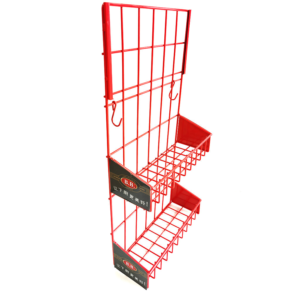 Metal Steel Wire Rack Displays Hanging Display Stand Shelf For Kitchen and Superstore