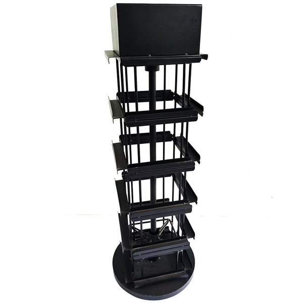 Rotatable Wholesale Ceramic Rotate Tile Shelf Displays Support Display Rack Floor Stand