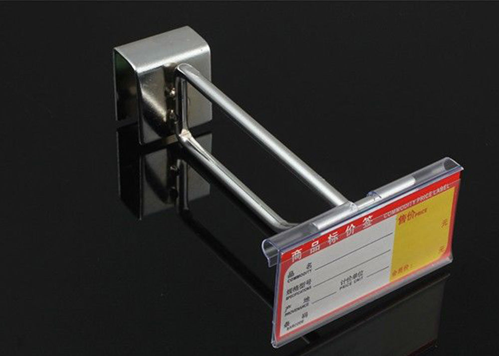 Supermarket hook price tag transparent commodity price tag card set convenience store pharmacy shelf hanging label hang tag