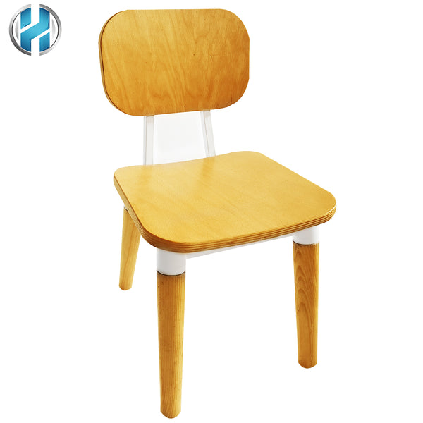 Stylish Wooden Simple Fashion Stool Hardware Furniture Chair For Kindergarten Children And student