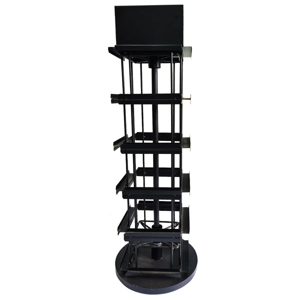 Rotatable Wholesale Ceramic Rotate Tile Shelf Displays Support Display Rack Floor Stand