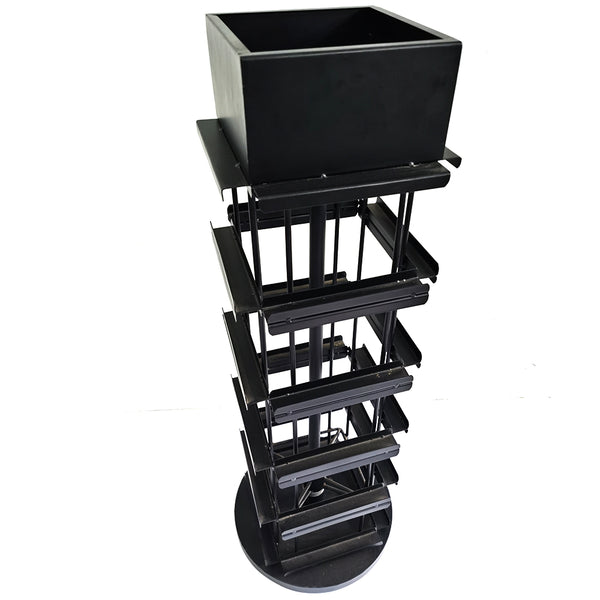 Rotatable Wholesale Ceramic Rotate Tile Shelf Displays Support Display Rack Floor Stand