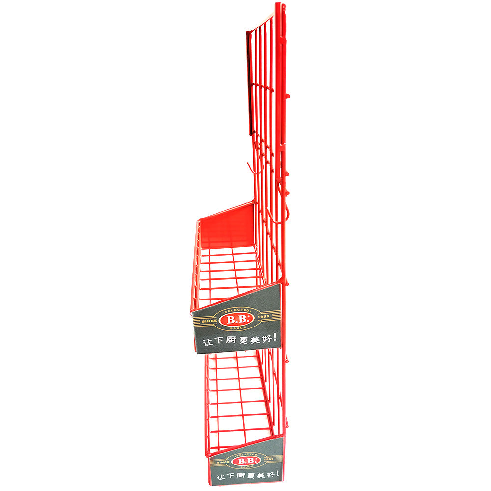 Metal Steel Wire Rack Displays Hanging Display Stand Shelf For Kitchen and Superstore