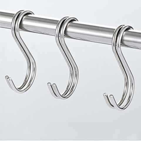 30 pcs pack metal stainless steel hooks for haning