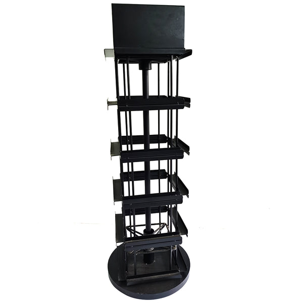 Rotatable Wholesale Ceramic Rotate Tile Shelf Displays Support Display Rack Floor Stand