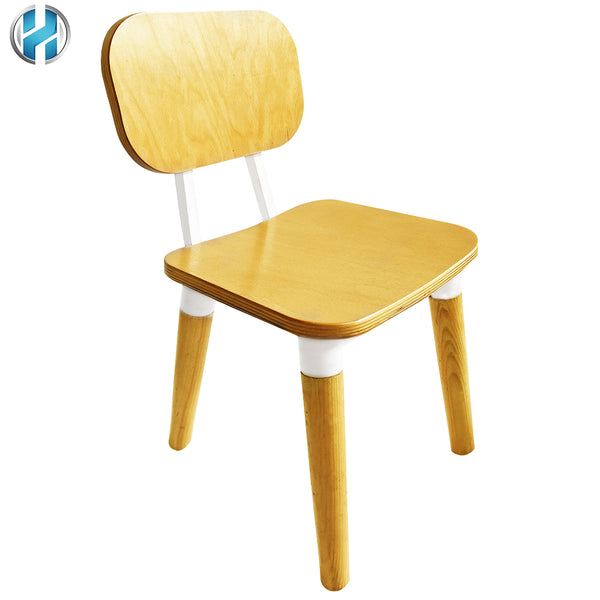 Stylish Wooden Simple Fashion Stool Hardware Furniture Chair For Kindergarten Children And student