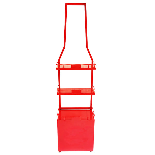 Shopping Mall Bottle Shape Drink Soy Cruet Metal Wire Display Stand