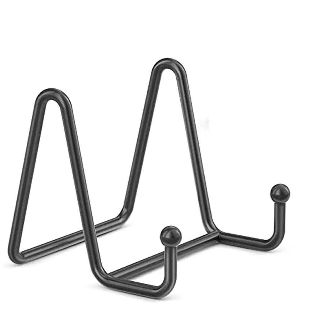 Plate Stands for Display 3 Inch Plate Holder Display Stand Metal Frame Holder Stand for Picture Decorative Plate Book Photo