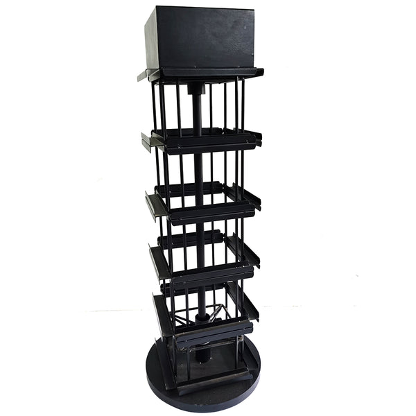 Rotatable Wholesale Ceramic Rotate Tile Shelf Displays Support Display Rack Floor Stand