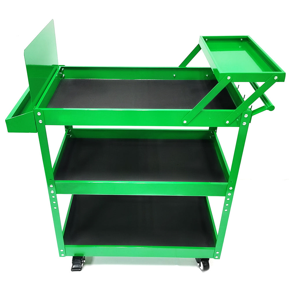 Tool Trolley Cabinet Chest Three Layers Auto Repair Toolbox Multifunctional Hand Push tool Cabinet Tool Cart