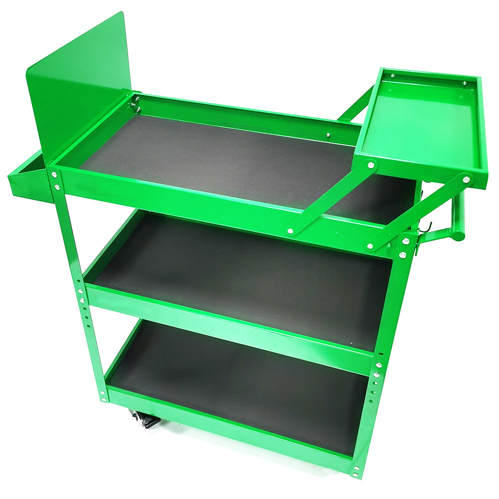Tool Trolley Cabinet Chest Three Layers Auto Repair Toolbox Multifunctional Hand Push tool Cabinet Tool Cart