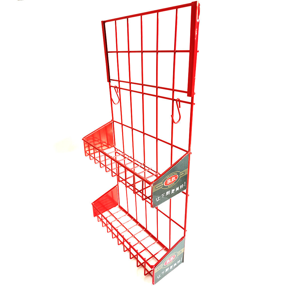 Metal Steel Wire Rack Displays Hanging Display Stand Shelf For Kitchen and Superstore