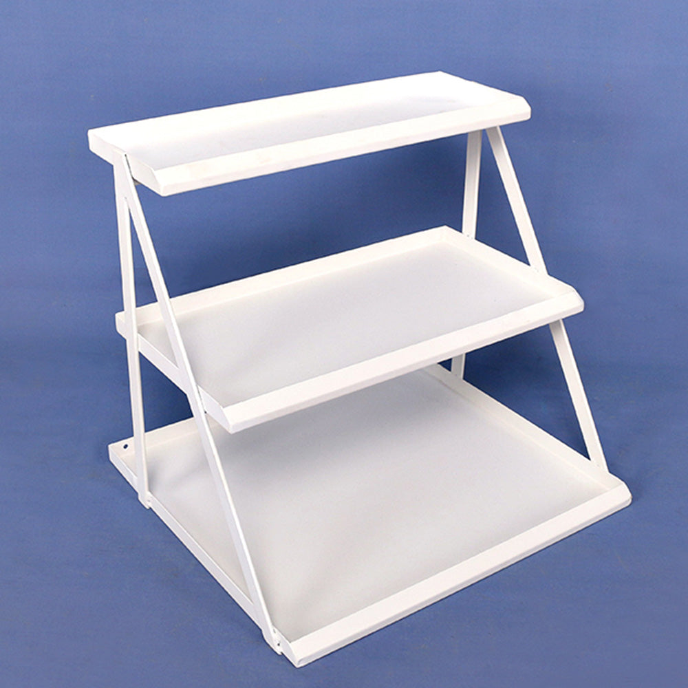 Stable displays supermarket 3 layers stand small commodity shelf display rack