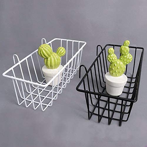 Wall grid panel basket display shelf storage rack