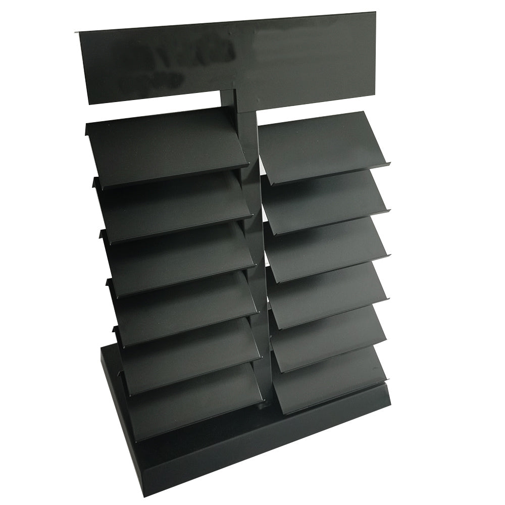 Marble ceramic tiles metal stand display shelf rack displays