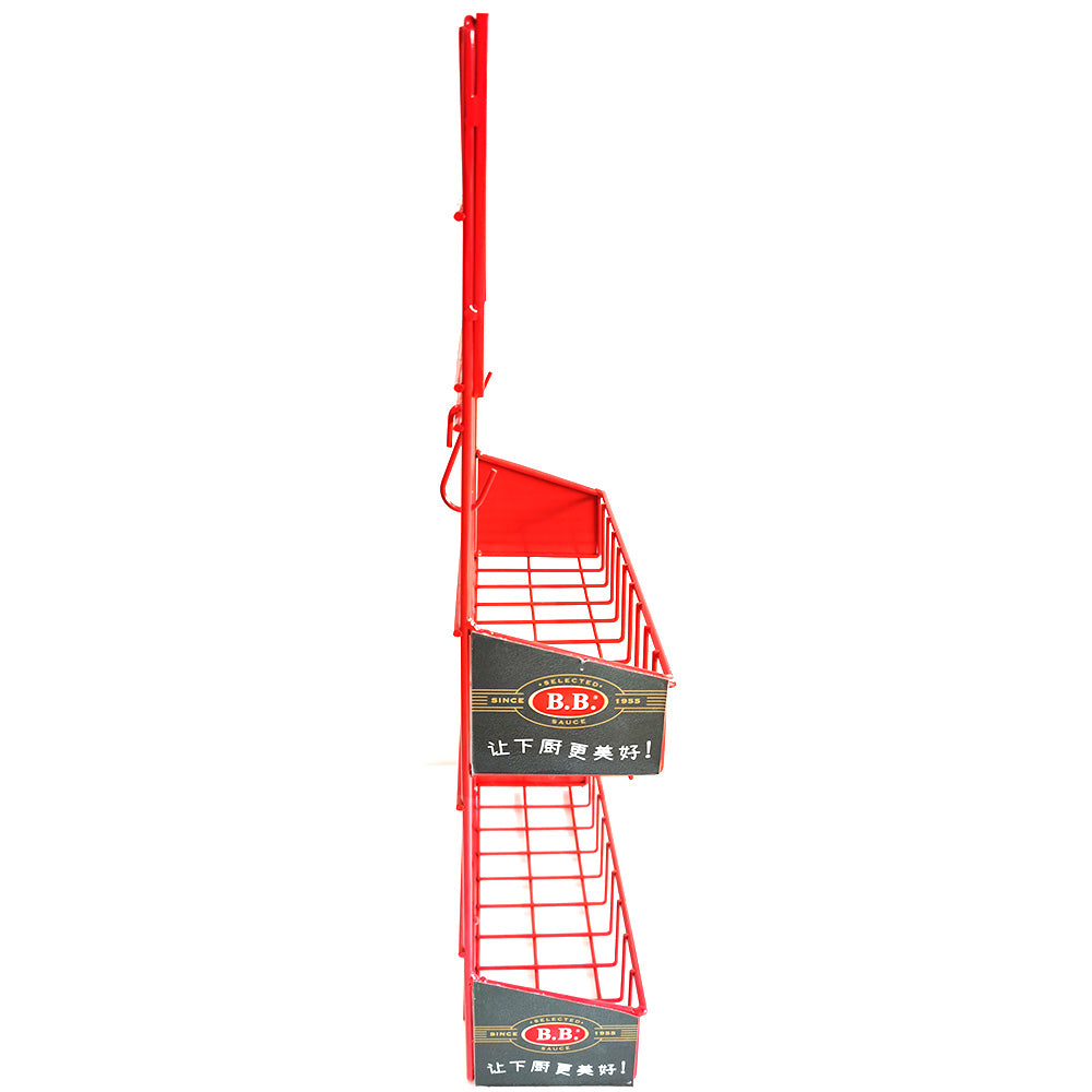 Metal Steel Wire Rack Displays Hanging Display Stand Shelf For Kitchen and Superstore