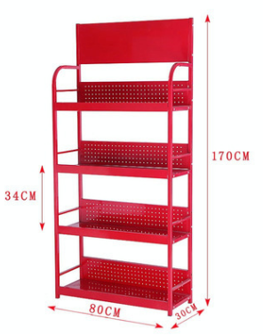 Retail Store hot sale metal steel iron Engine Lubricating Oil displays shelf stand display rack