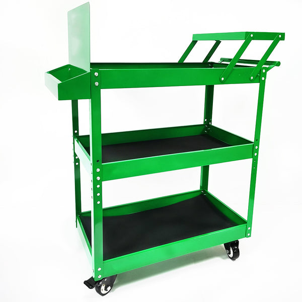 Tool Trolley Cabinet Chest Three Layers Auto Repair Toolbox Multifunctional Hand Push tool Cabinet Tool Cart