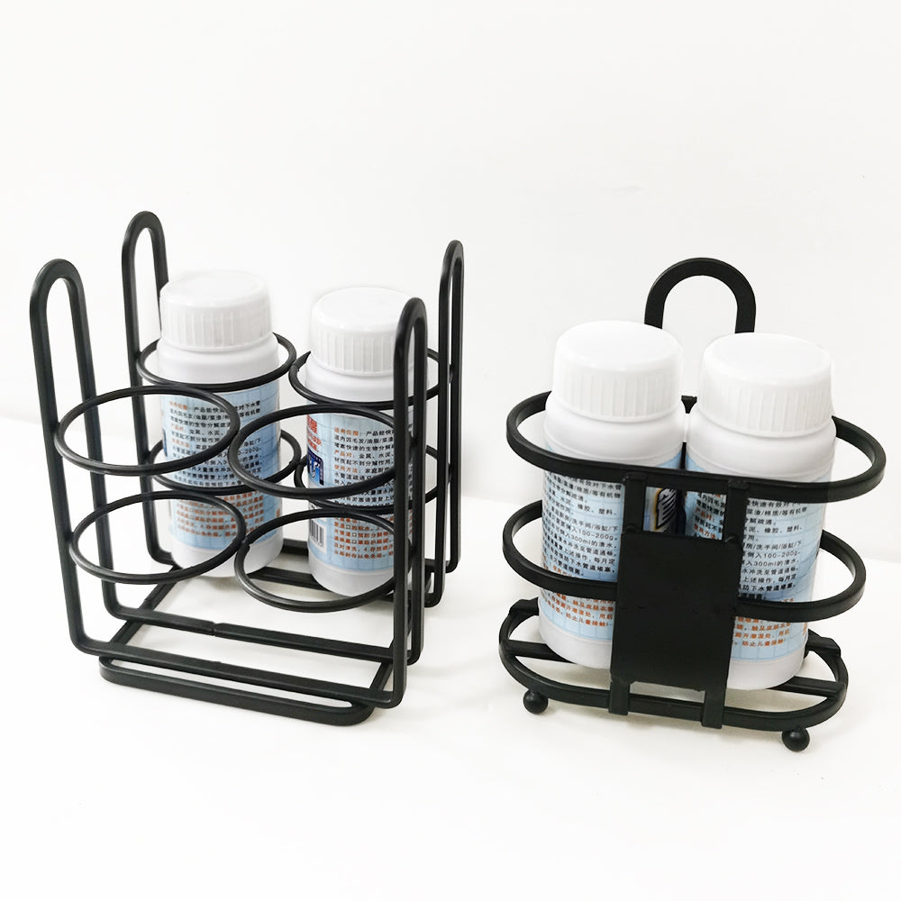 Factory direct kitchen sauce spice pepper bottle metal holder wire display stand