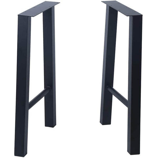 Iron Coffee Table Legs,Industrial Dining Table Legs,Rustic Heavy Duty Square Tube Desk Legs,Metal Legs for DIY Coffee Table Furniture Bench