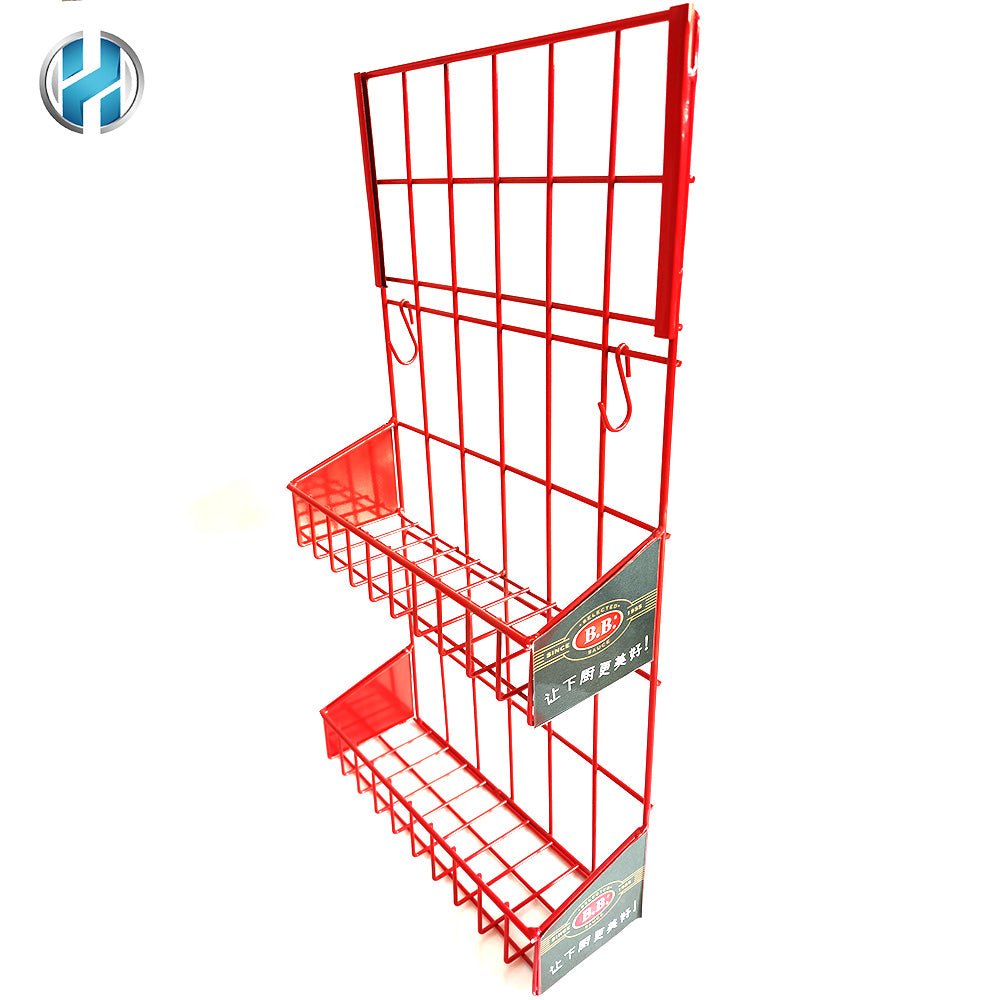 Metal Steel Wire Rack Displays Hanging Display Stand Shelf For Kitchen and Superstore