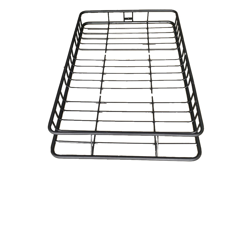 Steel Round Tube Wire Black Universal Roof Cargo Basket Carrier Roof Rack For Car