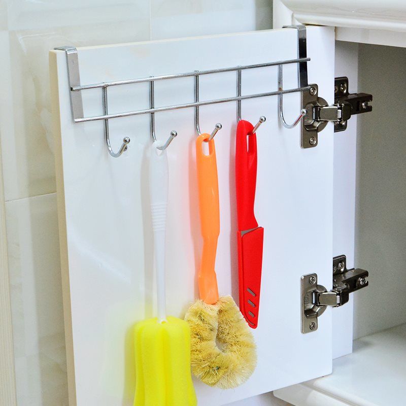 3 pcs pack stainless steel 5 pcs cabinet door back strong hook
