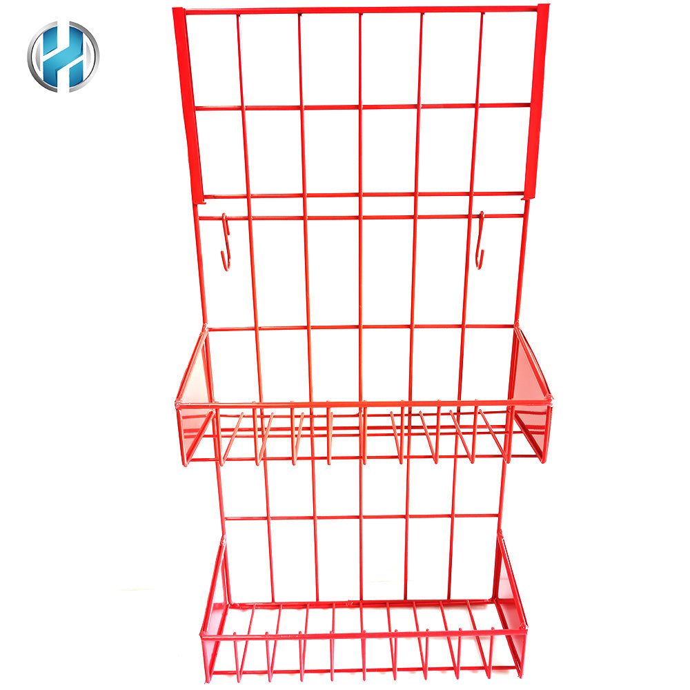Metal Steel Wire Rack Displays Hanging Display Stand Shelf For Kitchen and Superstore