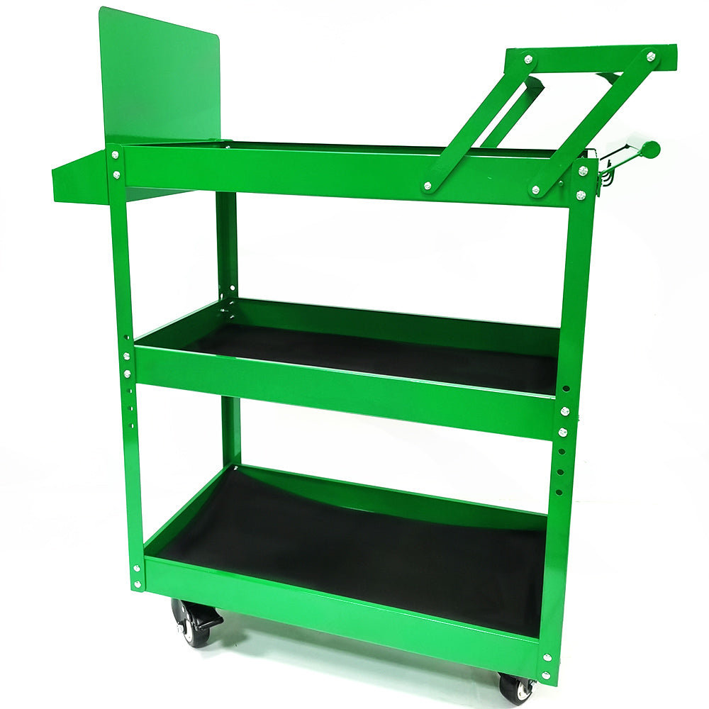 Tool Trolley Cabinet Chest Three Layers Auto Repair Toolbox Multifunctional Hand Push tool Cabinet Tool Cart