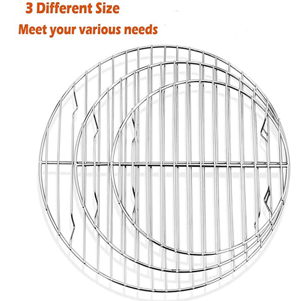 Round Cooking Rack Baking Cooling Steaming Grilling Rack Stainless Steel Fits Air Fryer Stockpot Pressure Cooker