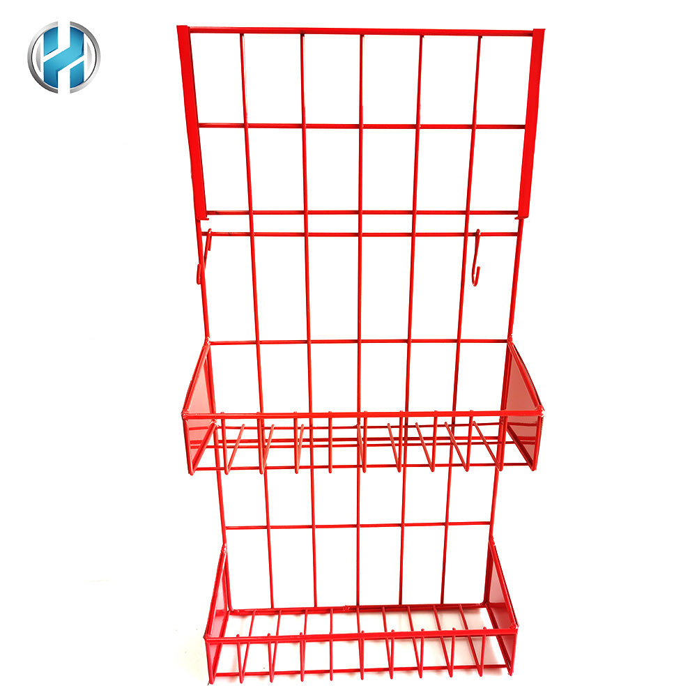 Metal Steel Wire Rack Displays Hanging Display Stand Shelf For Kitchen and Superstore
