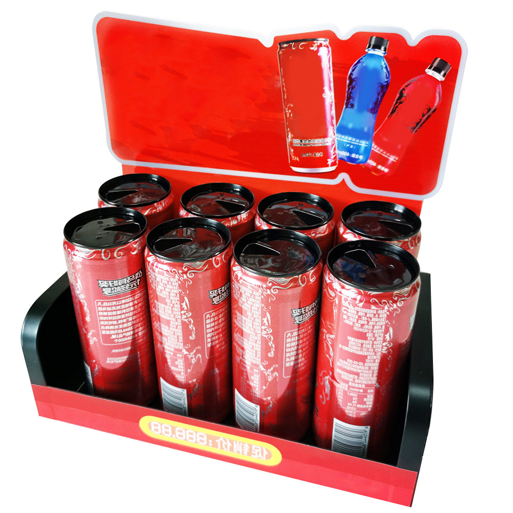 Mini Table Metal Drink Display Stand For Supermarket Retail Store