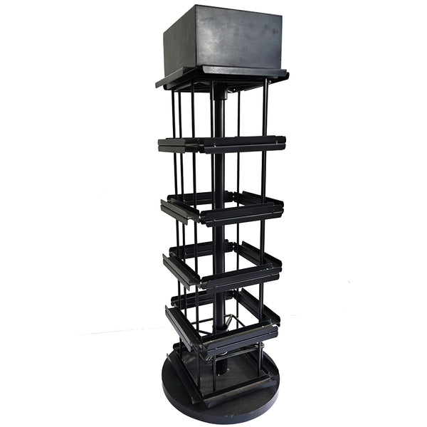 Rotatable Wholesale Ceramic Rotate Tile Shelf Displays Support Display Rack Floor Stand